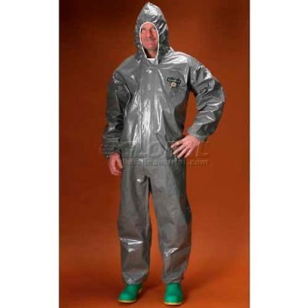 LAKELAND INDUSTRIES. Lakeland ChemMax3 Coverall, Hood, Elastic Face, Wrists & Ankles, XL, 6/Case,  C3T132-XL